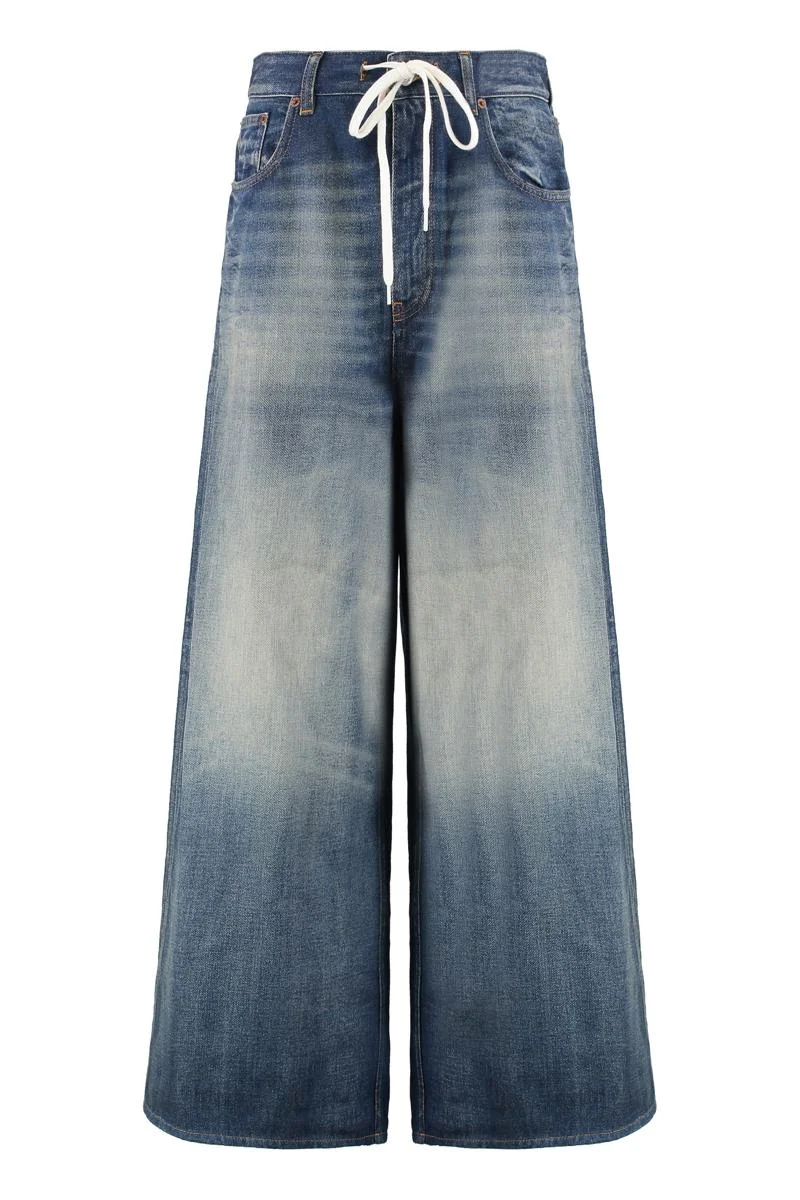 MM6 Maison Margiela Wide-Leg Jeans - 1