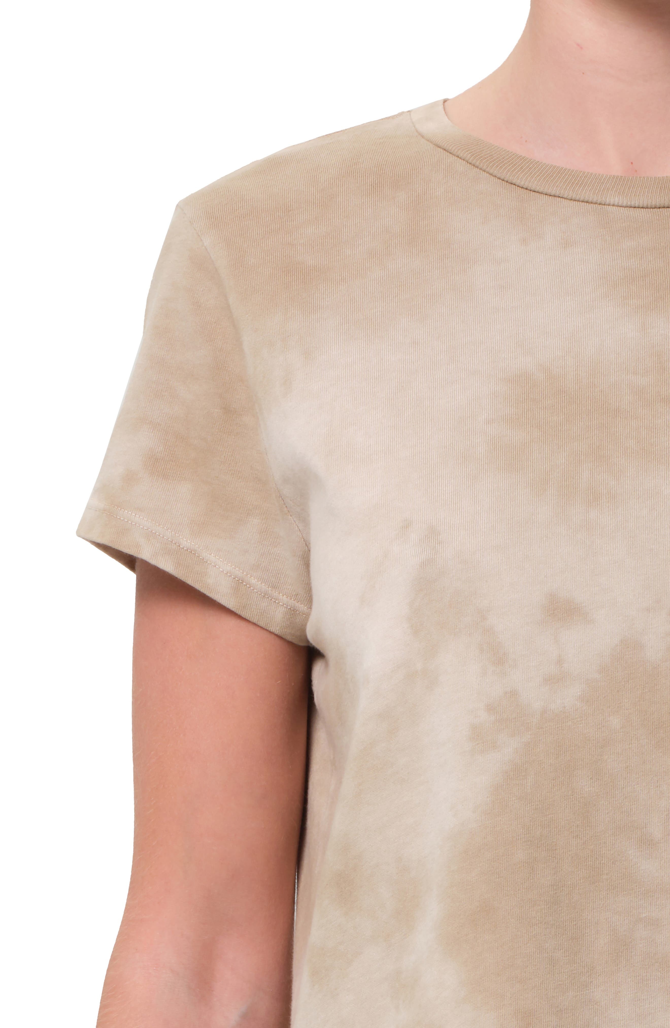 AGOLDE Adine Shrunken Organic Cotton T-Shirt in Plume at Nordstrom - 4