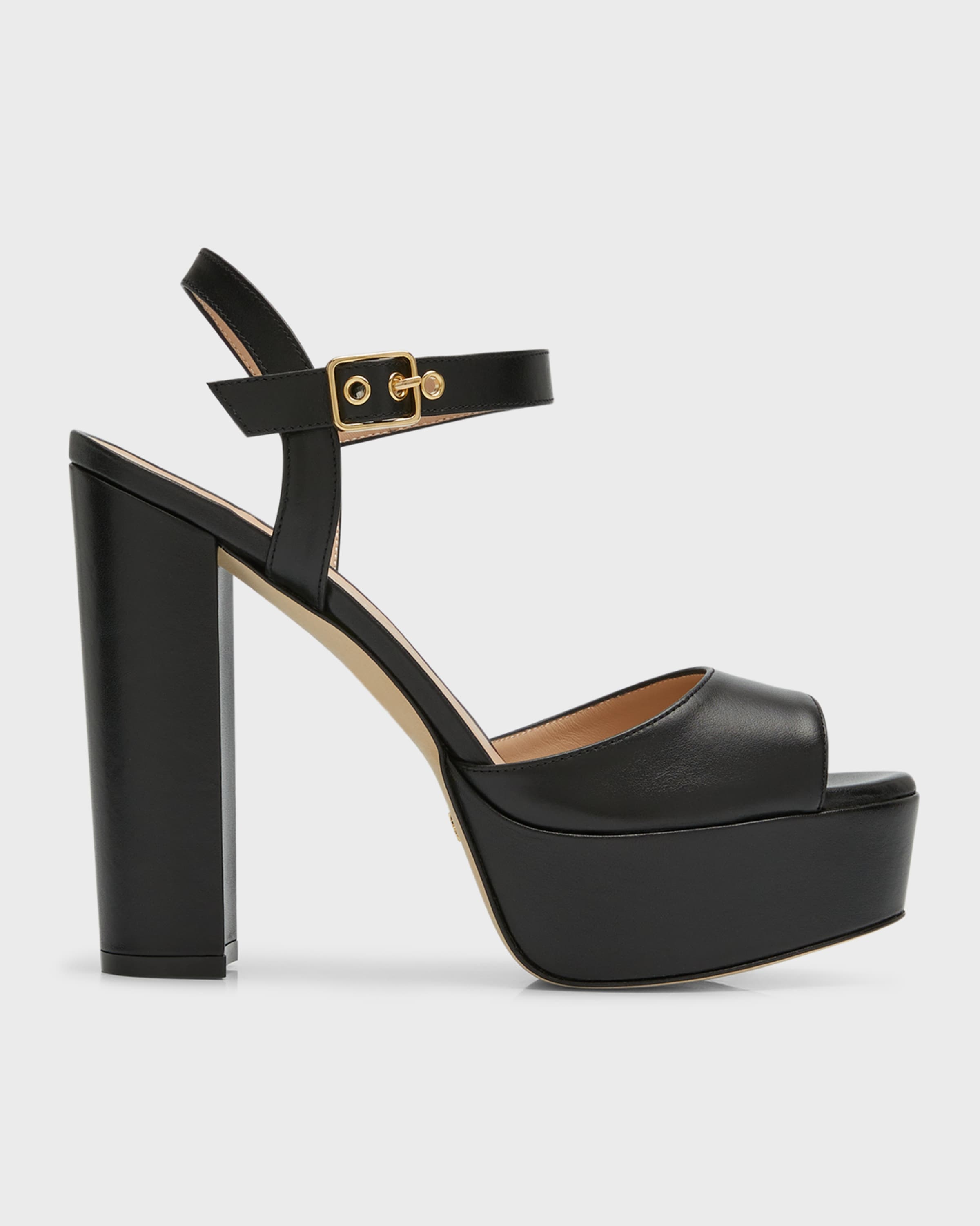 Ryder Ankle-Buckle Platform Sandals - 1