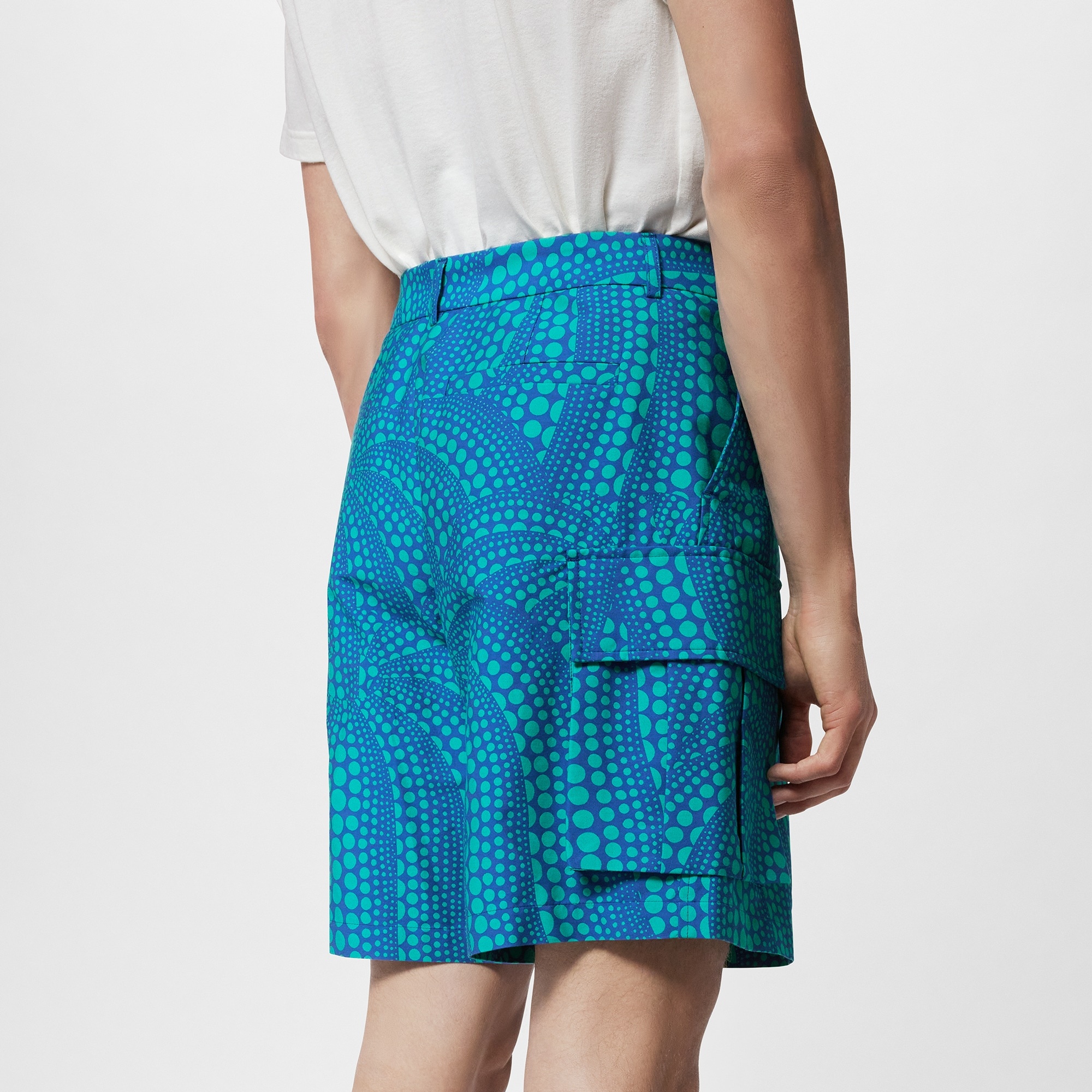 LV x YK Allover Pumpkin Cargo Short - 5
