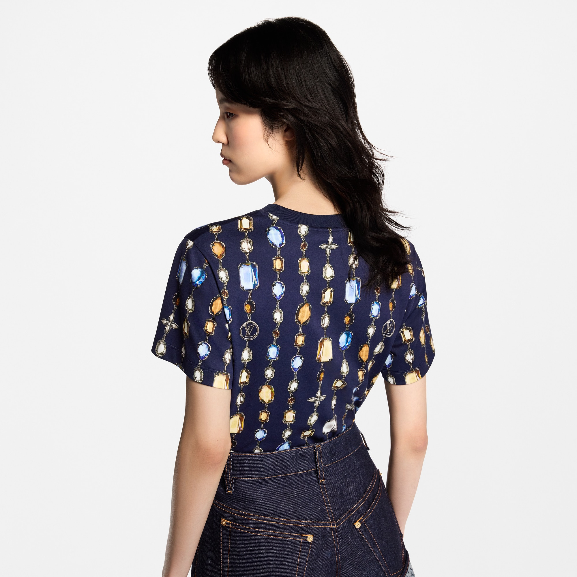 Necklace Print T-Shirt - 7