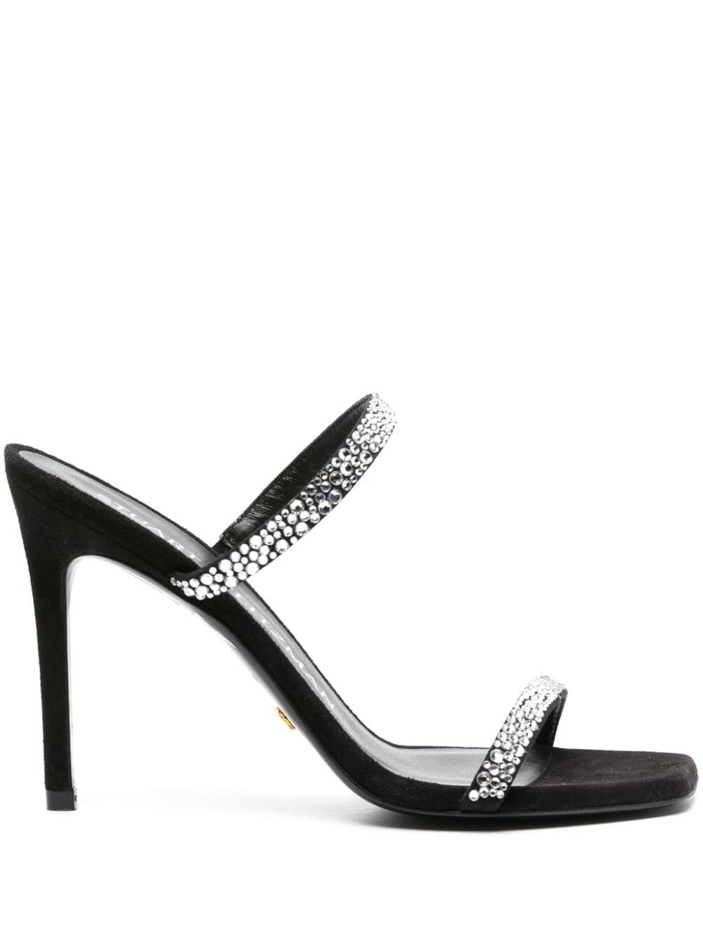 Aleena Royale 100mm rhinestone mules - 1