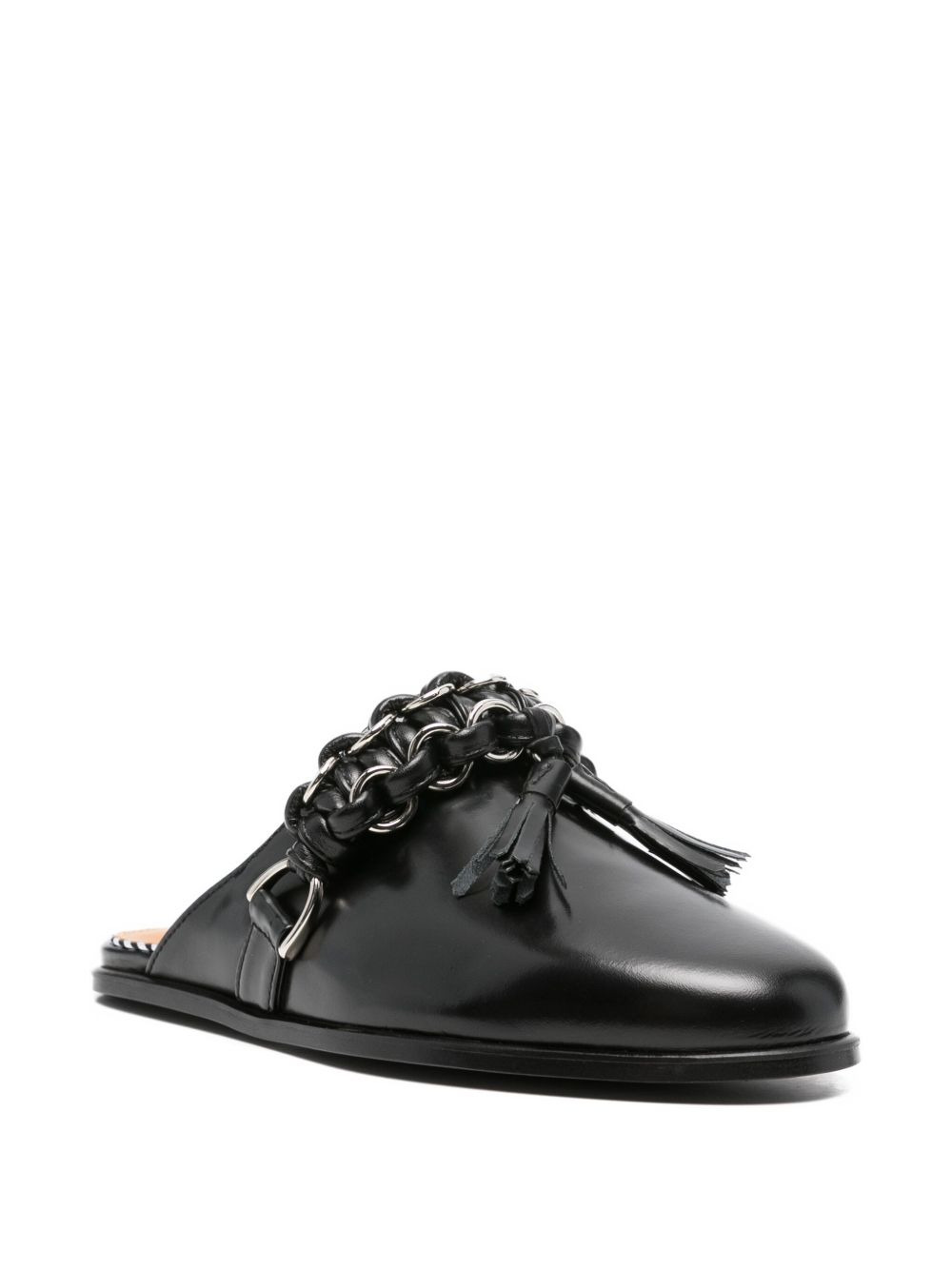 chain-tassel mules - 2