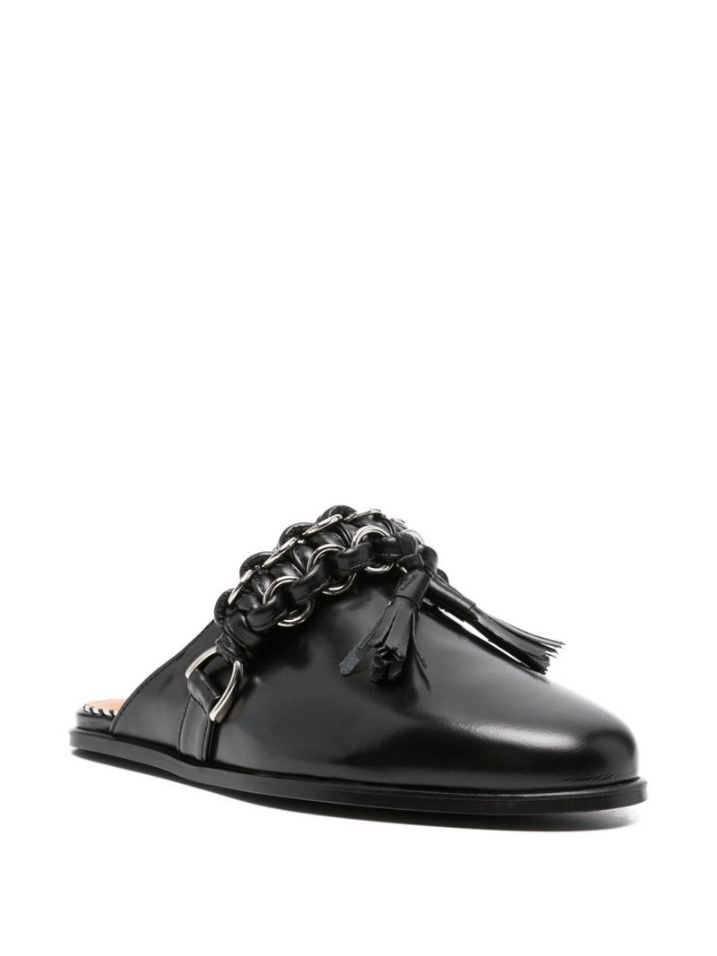 TOGA PULLA chain-tassel mules outlook