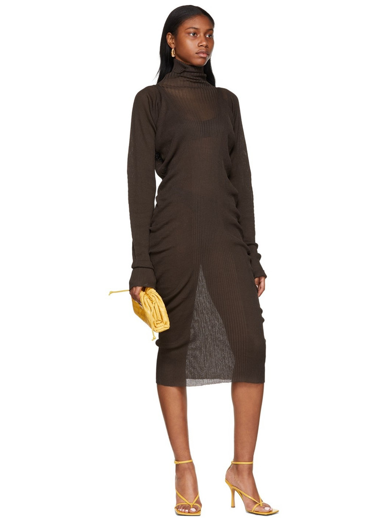 Bottega Veneta Yellow Stretch Heeled Sandals outlook