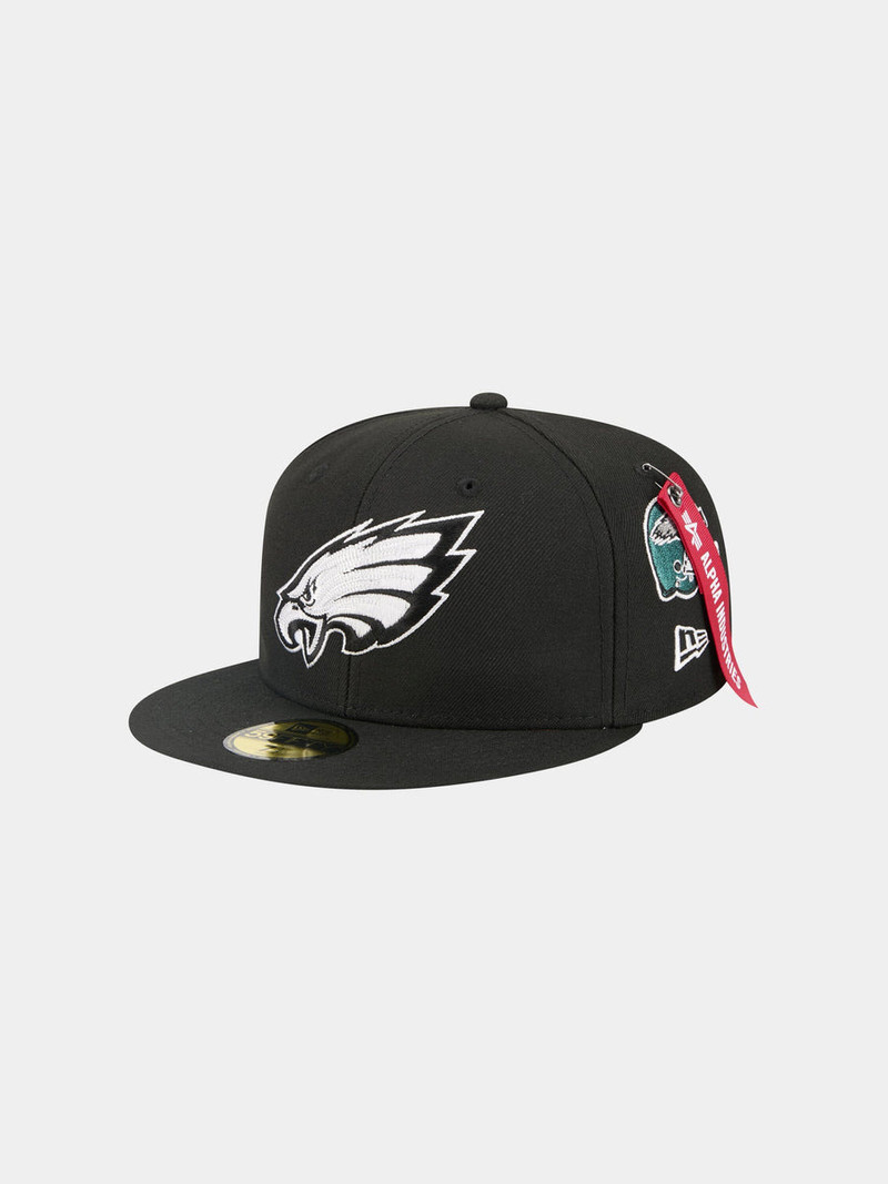 PHILADELPHIA EAGLES X ALPHA X NEW ERA 59FIFTY FITTED CAP 1