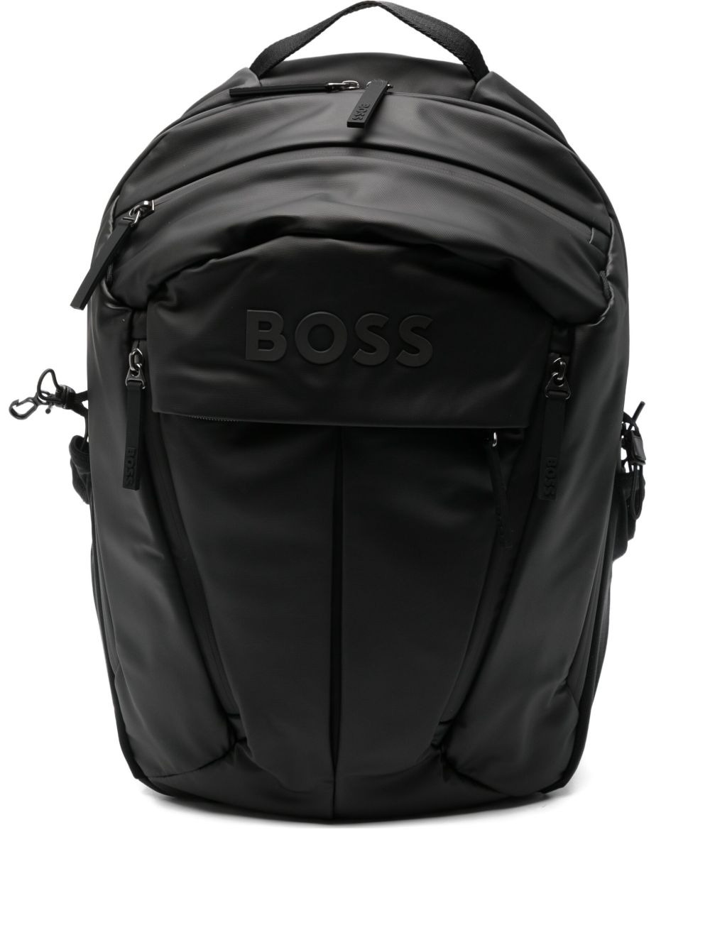 logo-print backpack - 1