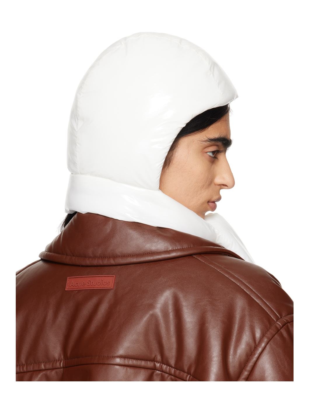 White Puffer Bonnet - 3