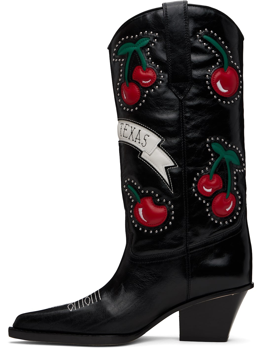 Black Cherry Blossom Boots - 3