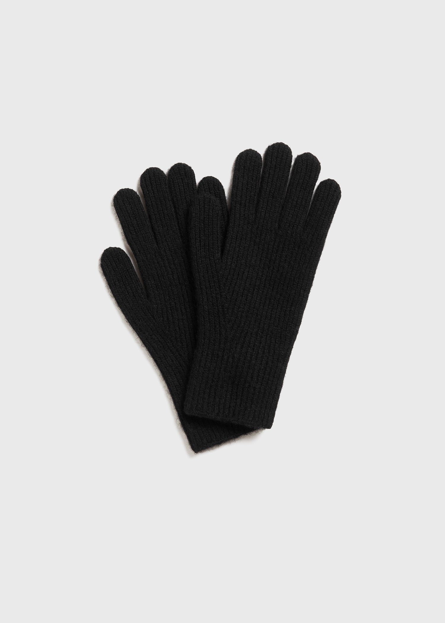 Cashmere gloves black - 3