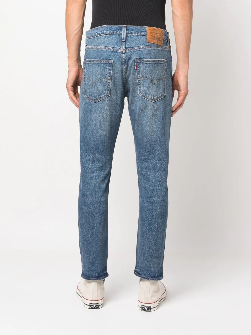 light-wash slim-fit jeans - 4