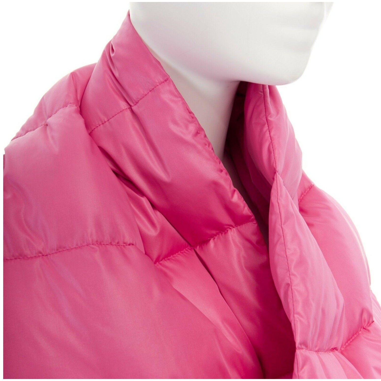 Balenciaga Puffer Down Scarf - Pink - 9