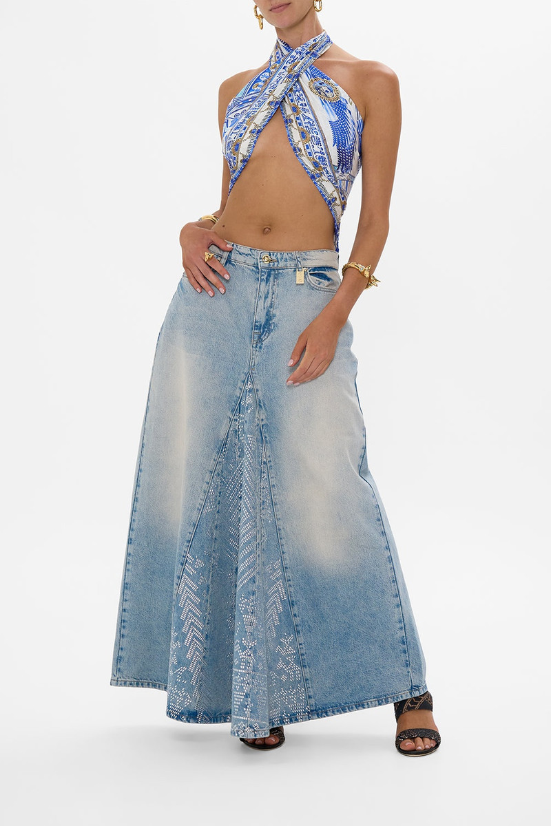 CAMILLA ALIKA OASIS ODYSSEY A-LINE MAXI SKIRT outlook