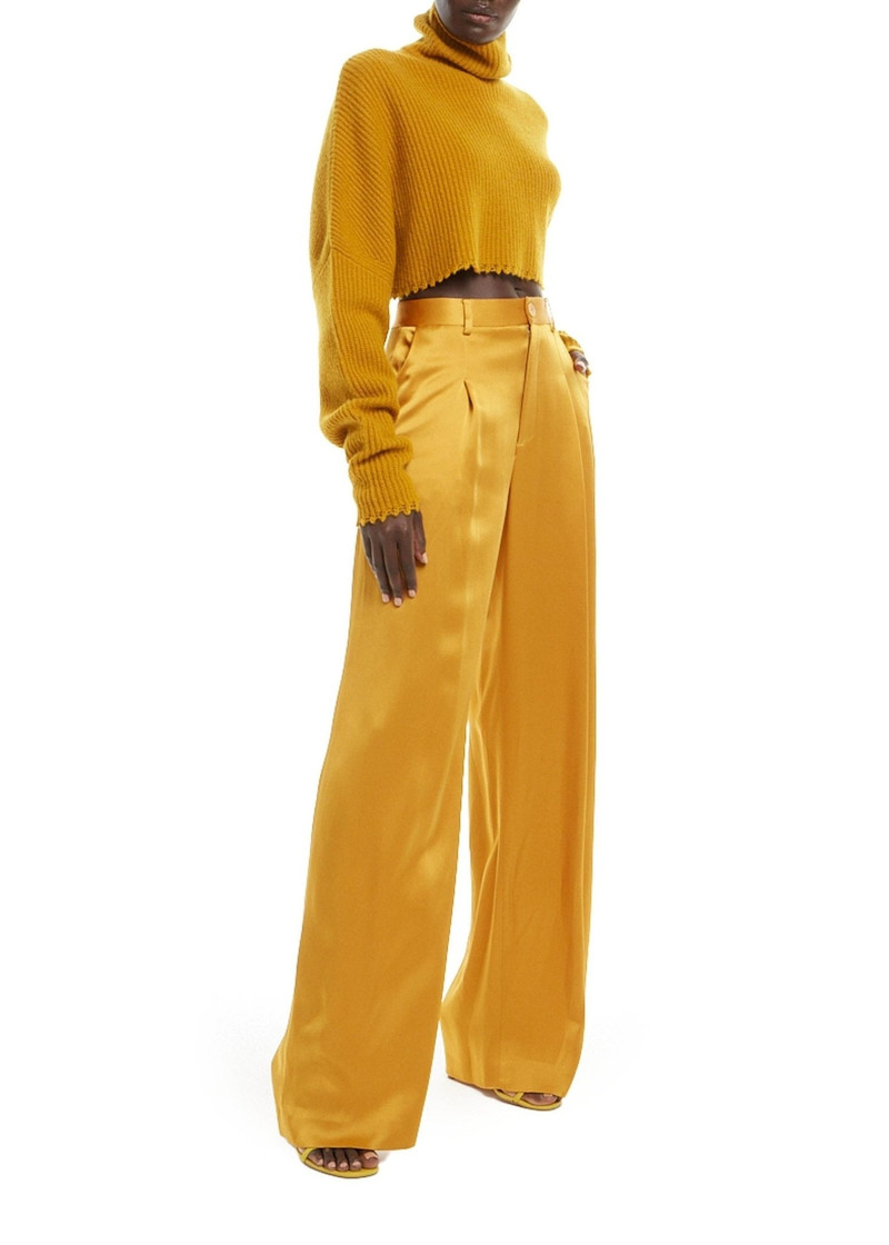 LAPOINTE Airy Cashmere Cropped Turtleneck outlook