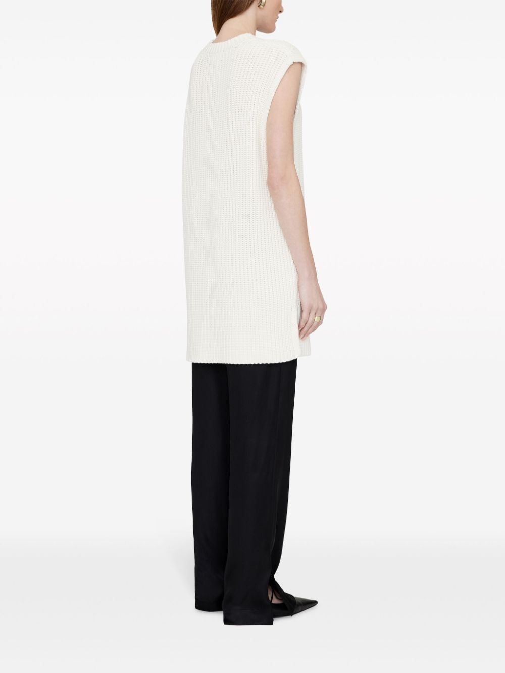 Olivier cable-knit vest - 3