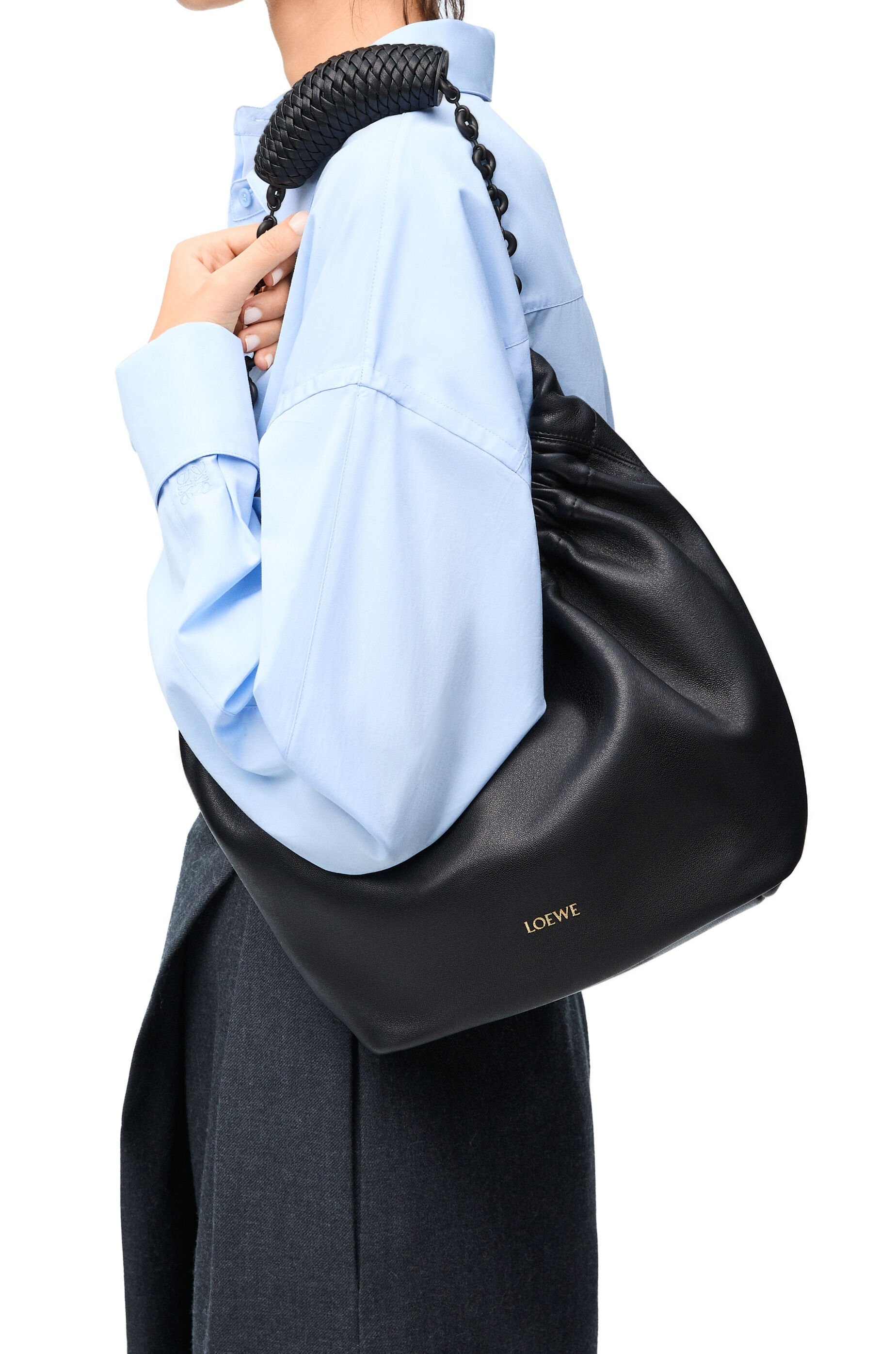 Small Squeeze bag in mellow nappa lambskin - 4