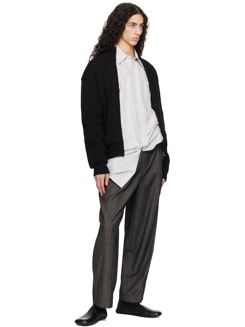 Marsèll Black Passo Soft Smooth Leather Slippers outlook