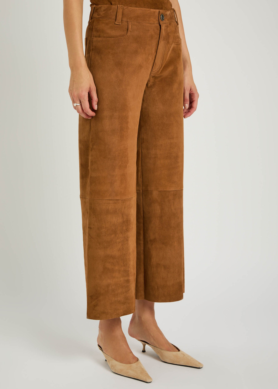 Stouls Lilou Stretch-suede Trousers - 2