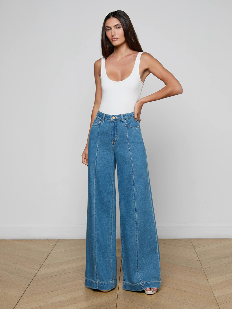 L'AGENCE Sandy Wide-Leg Jean outlook