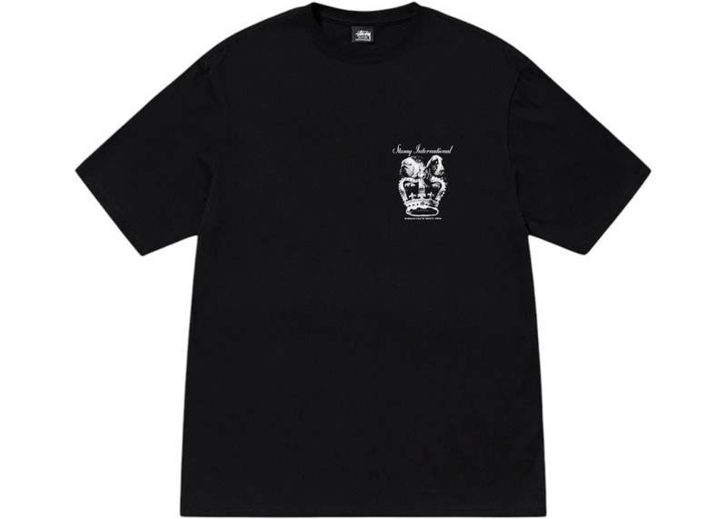 Stüssy Stussy Dog Crown Tee Black outlook