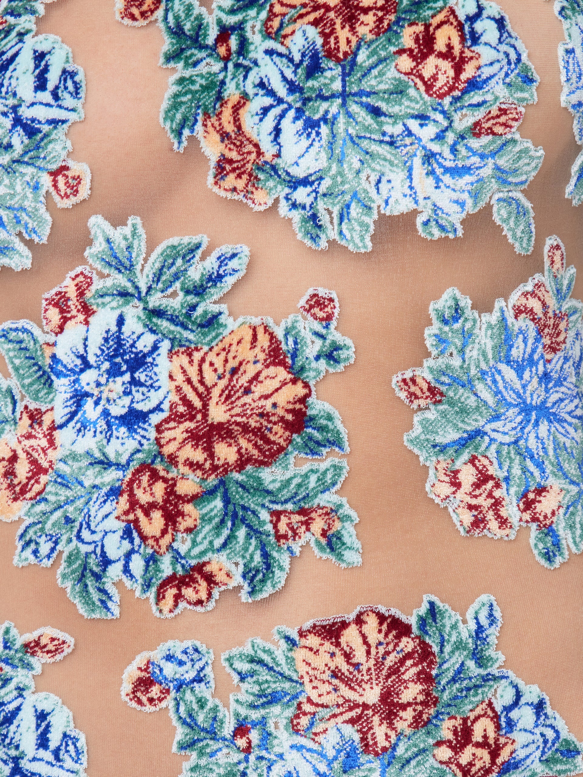 LONG DRESS IN FLORAL JACQUARD - 7