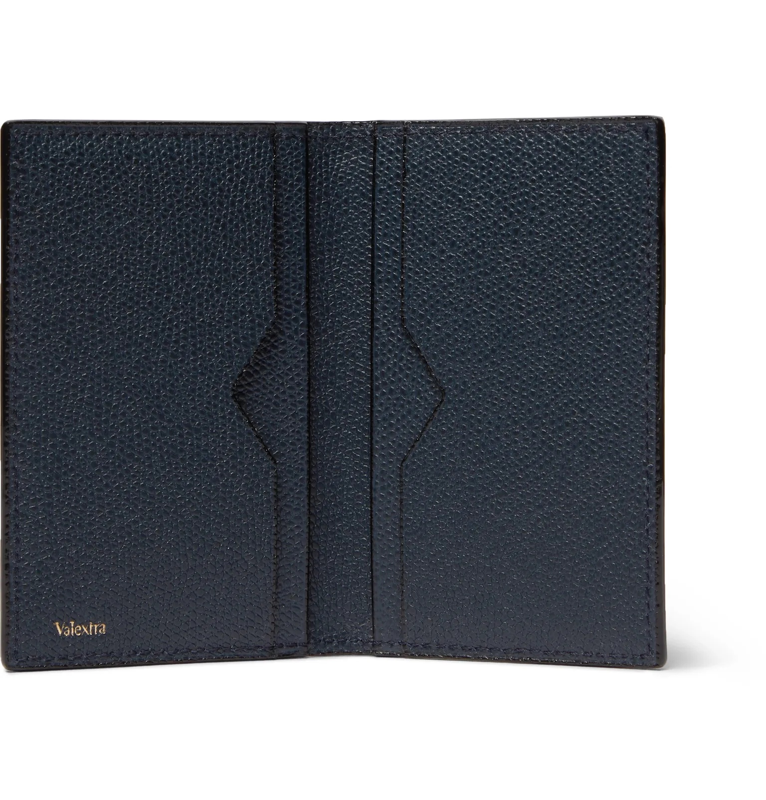 Pebble-Grain Leather Cardholder - 2