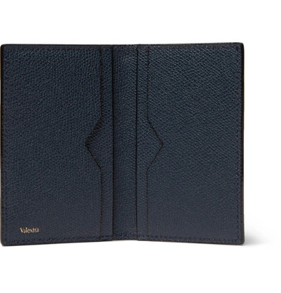 Valextra Pebble-Grain Leather Cardholder outlook