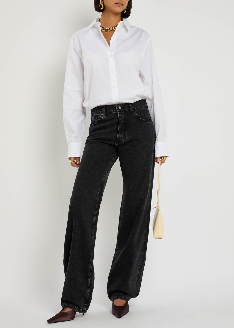 Anine Bing Hugh Wide-leg Jeans - 4