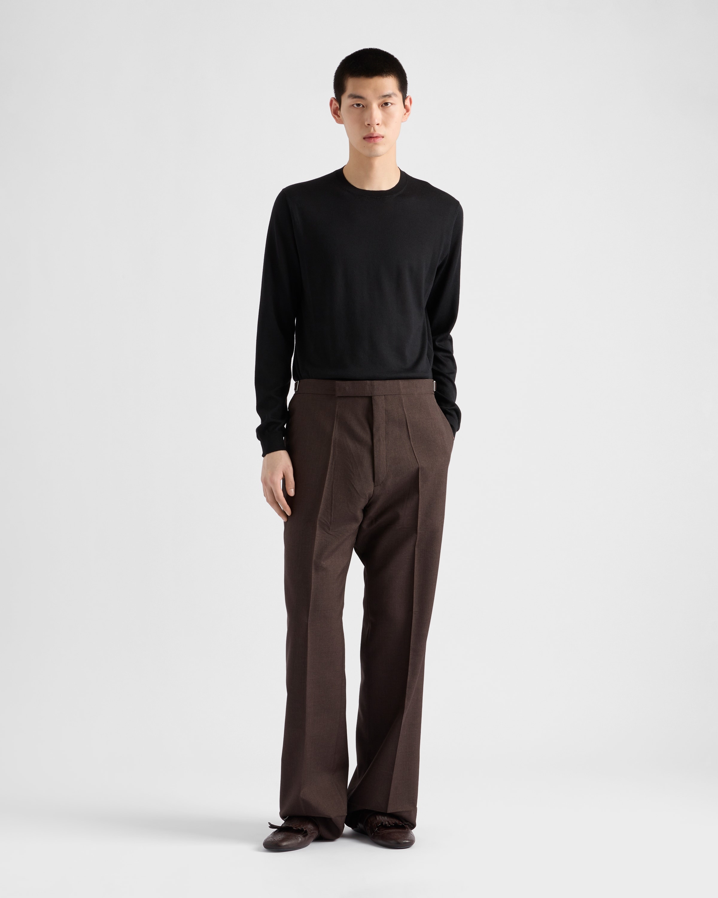 Cashmere and silk crew-neck sweater - 2