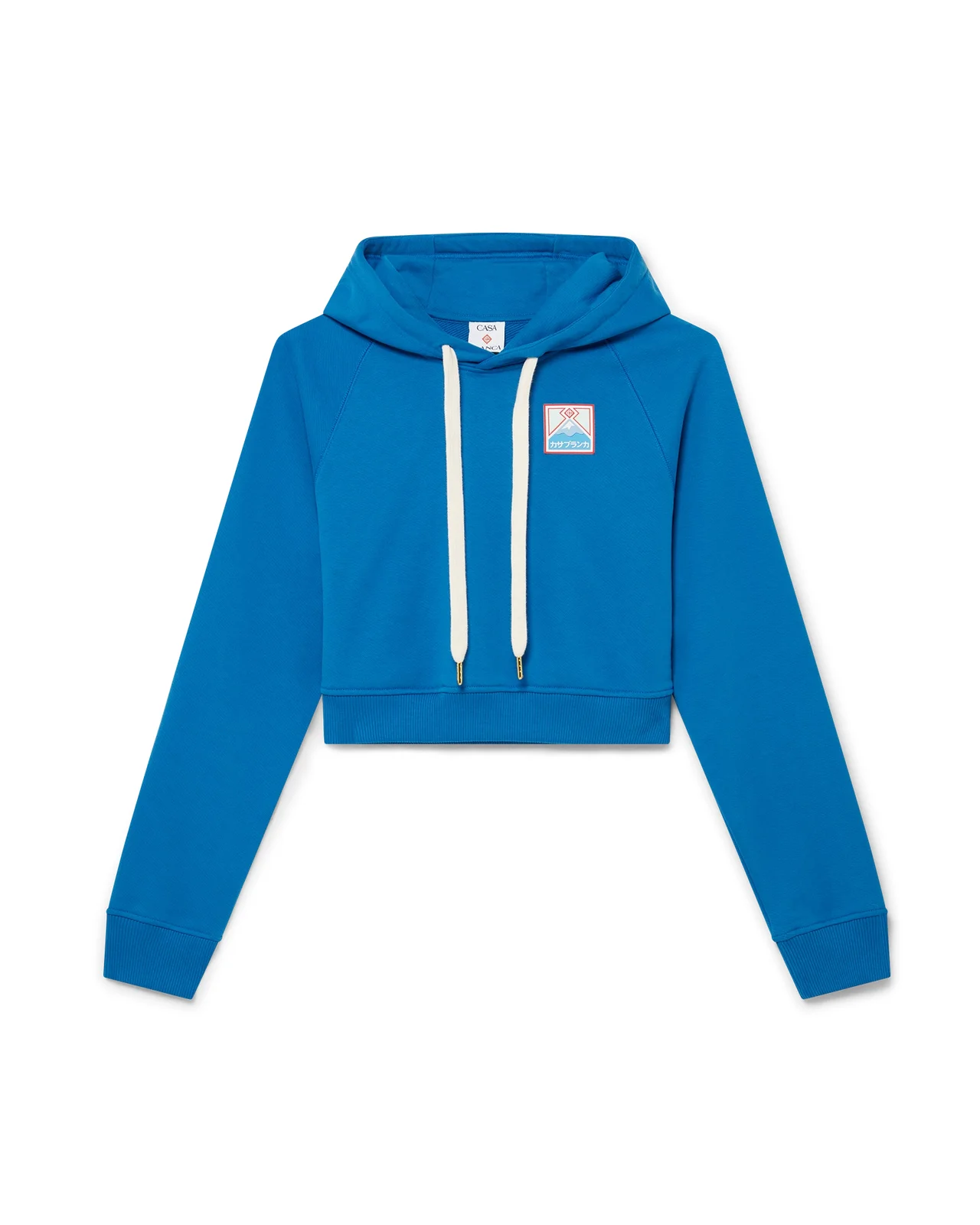 Casa Mount Fuji Cropped Hooded Sweatshirt | Casablanca Paris - 1