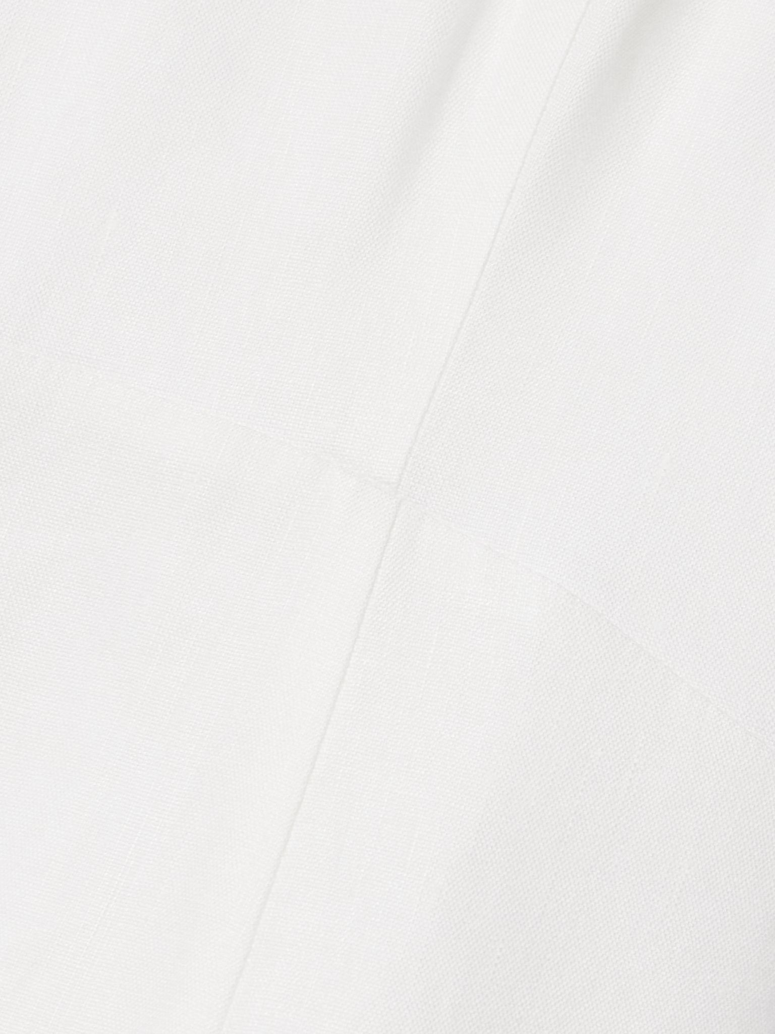Martine linen-blend maxi dress White - 4
