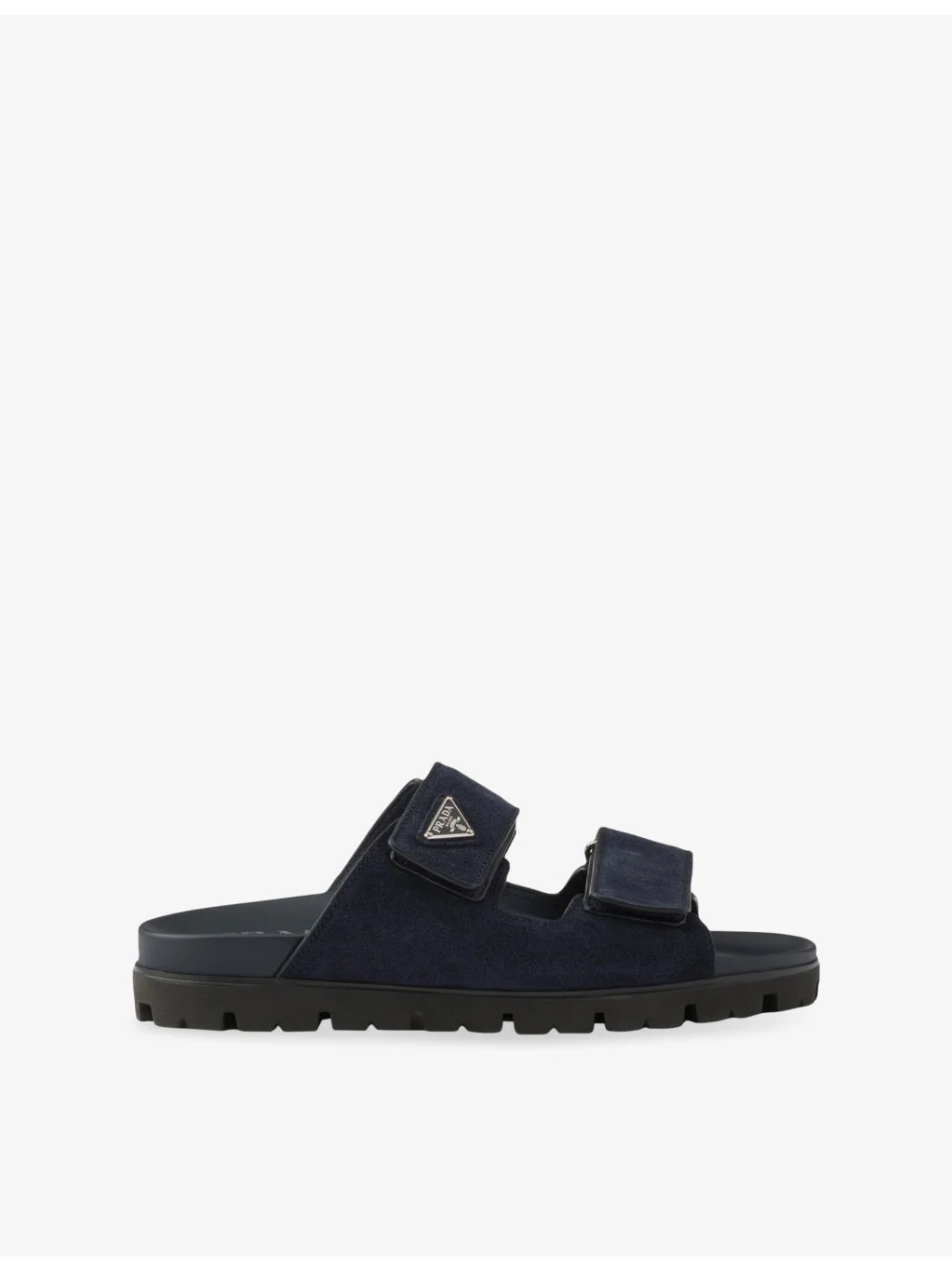 Logo-Embellished Suede Sandals - 1