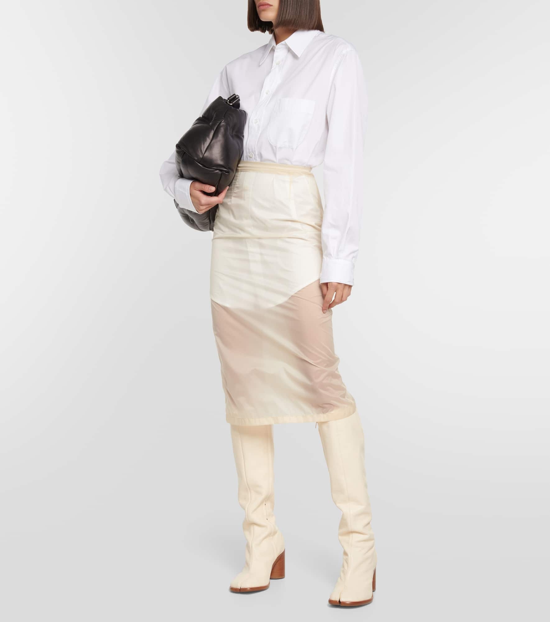 Tabi leather knee-high boots - 2
