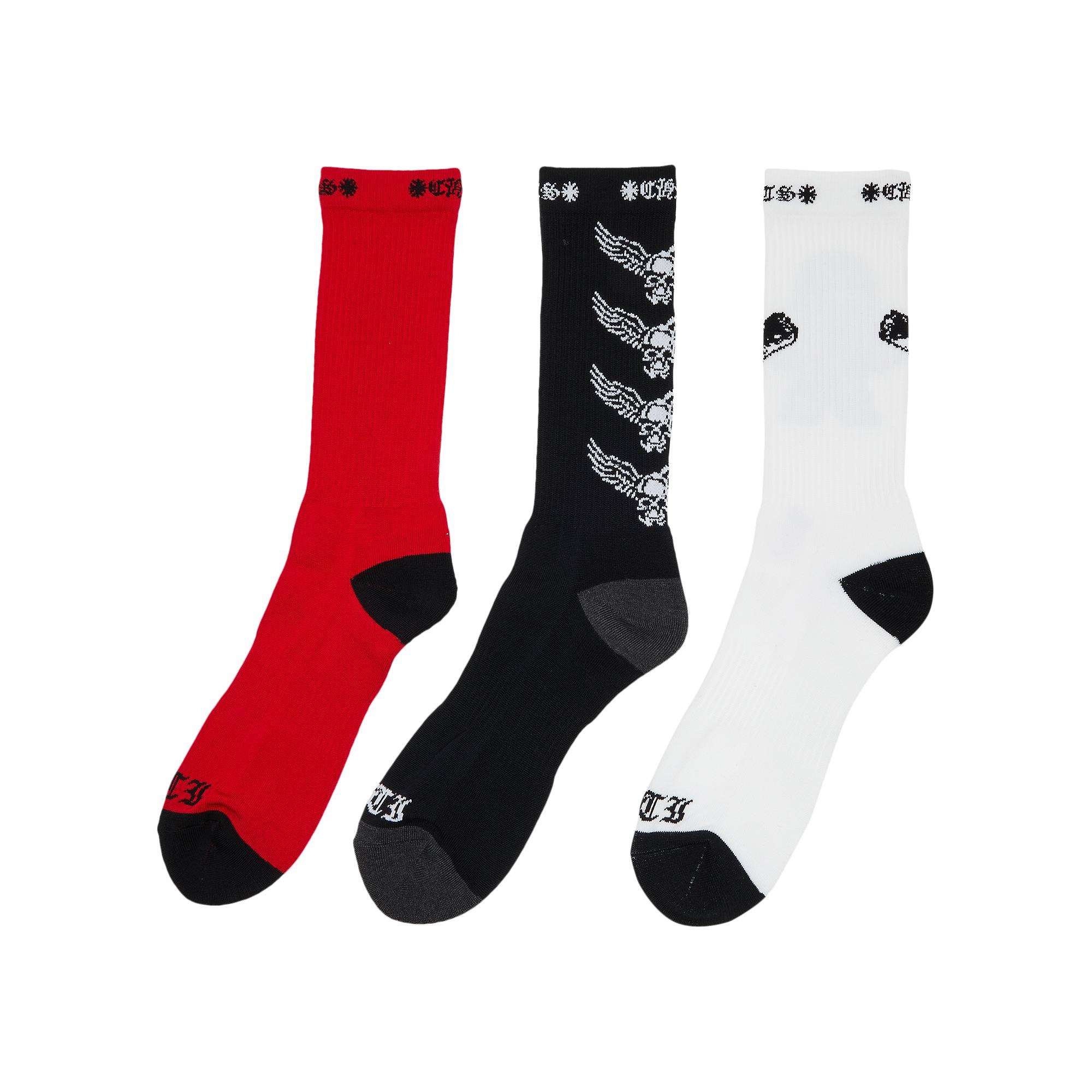 Chrome Hearts Chrome Hearts Foti Socks (3 Pack) 'Multicolor