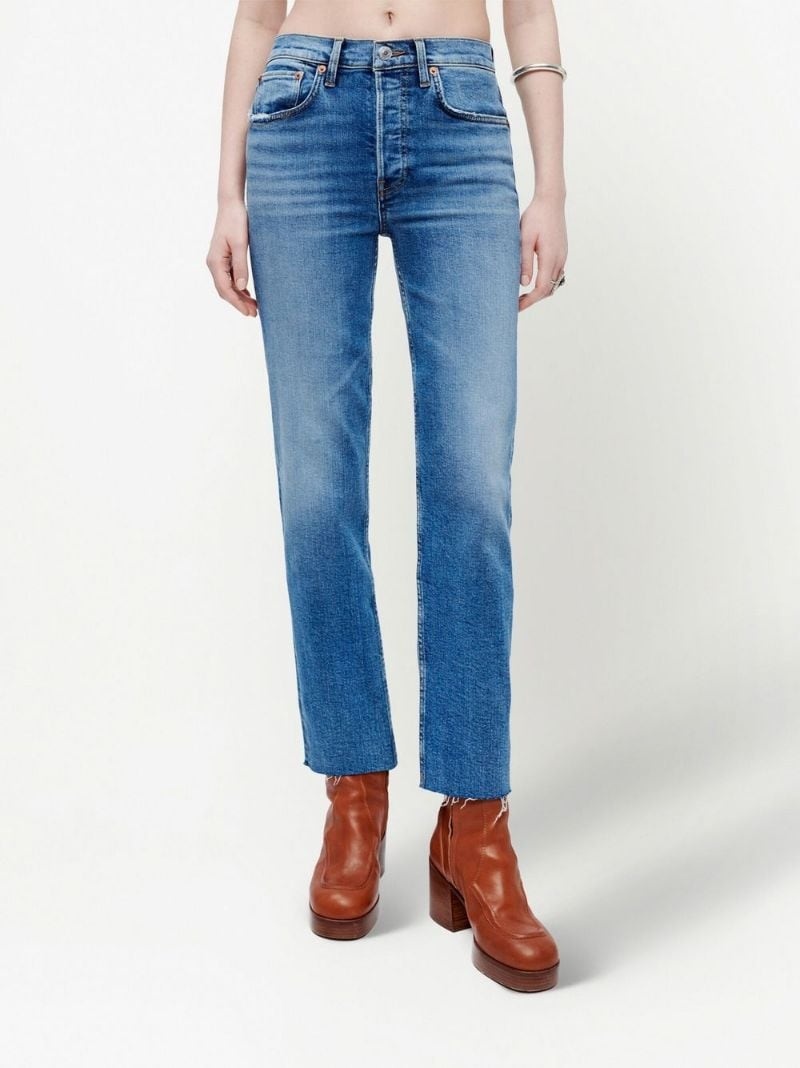 high-rise cropped jeans - 3