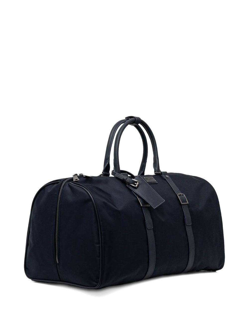 leather-trim duffle bag - 2