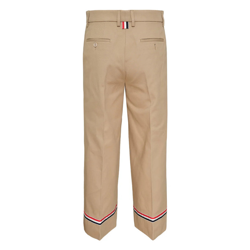 Thom Browne Beltloop Cotton Gabardine Chino Pants outlook