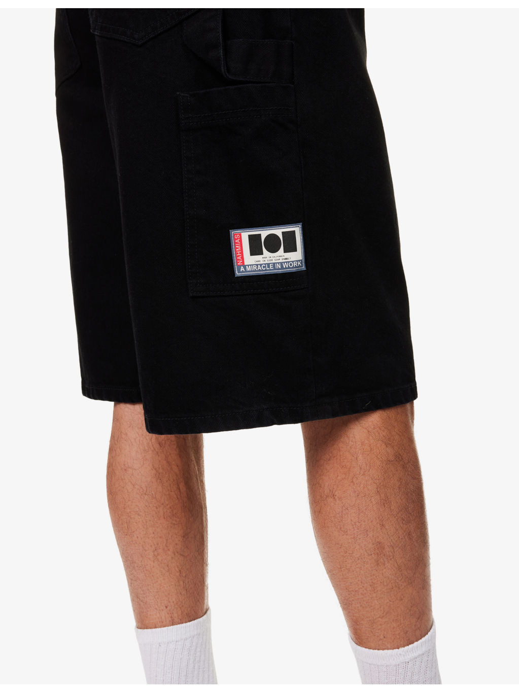 Baggy Carpenter Wide-Leg Denim Shorts - 5