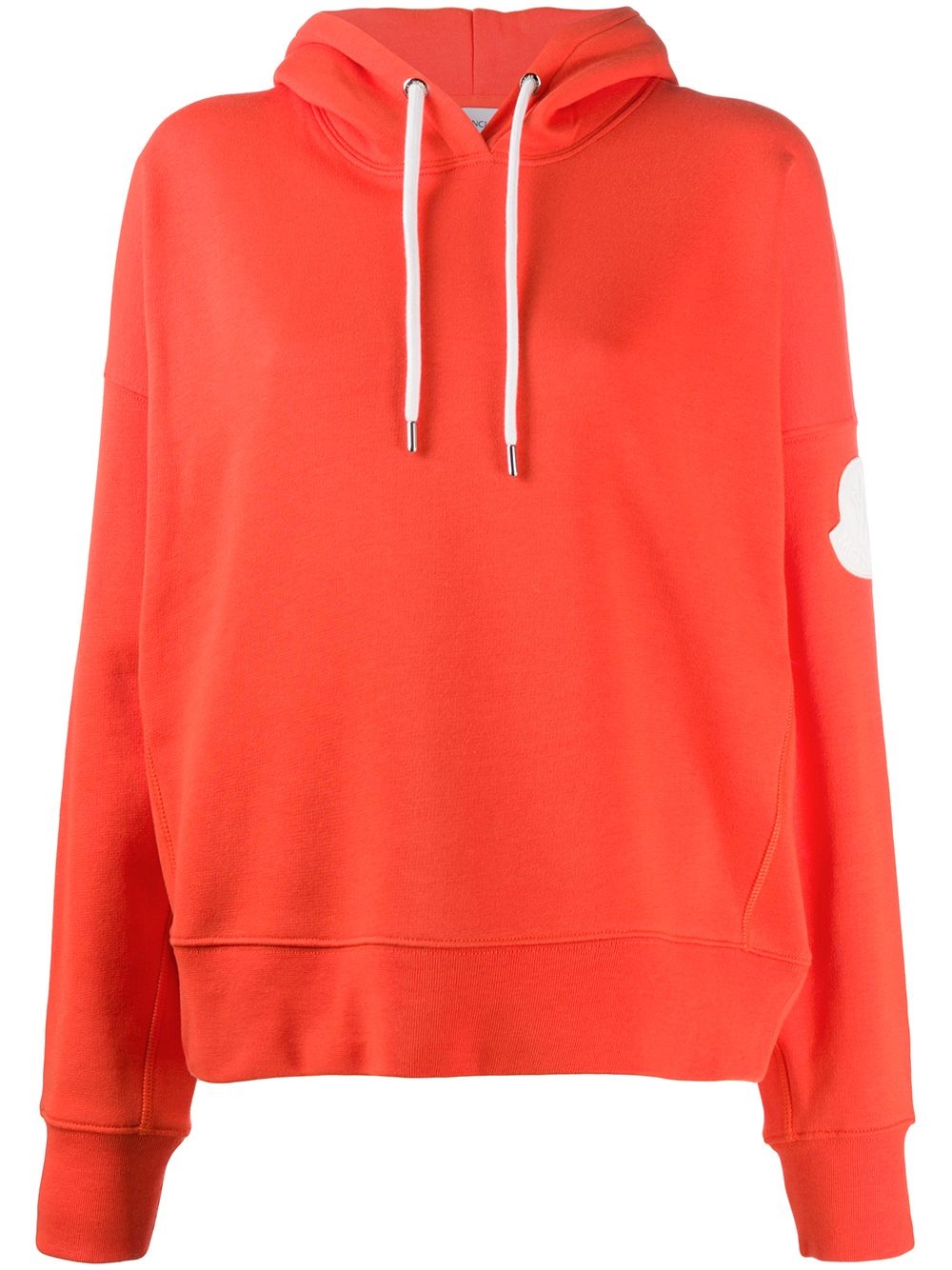 logo print hoodie - 1