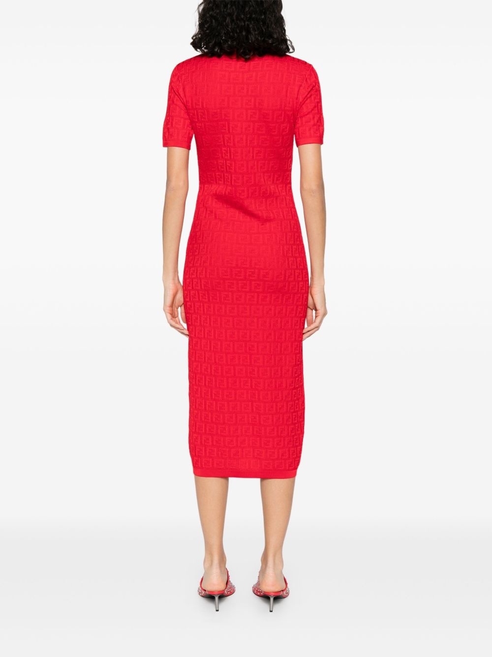 FF-jacquard dress - 4