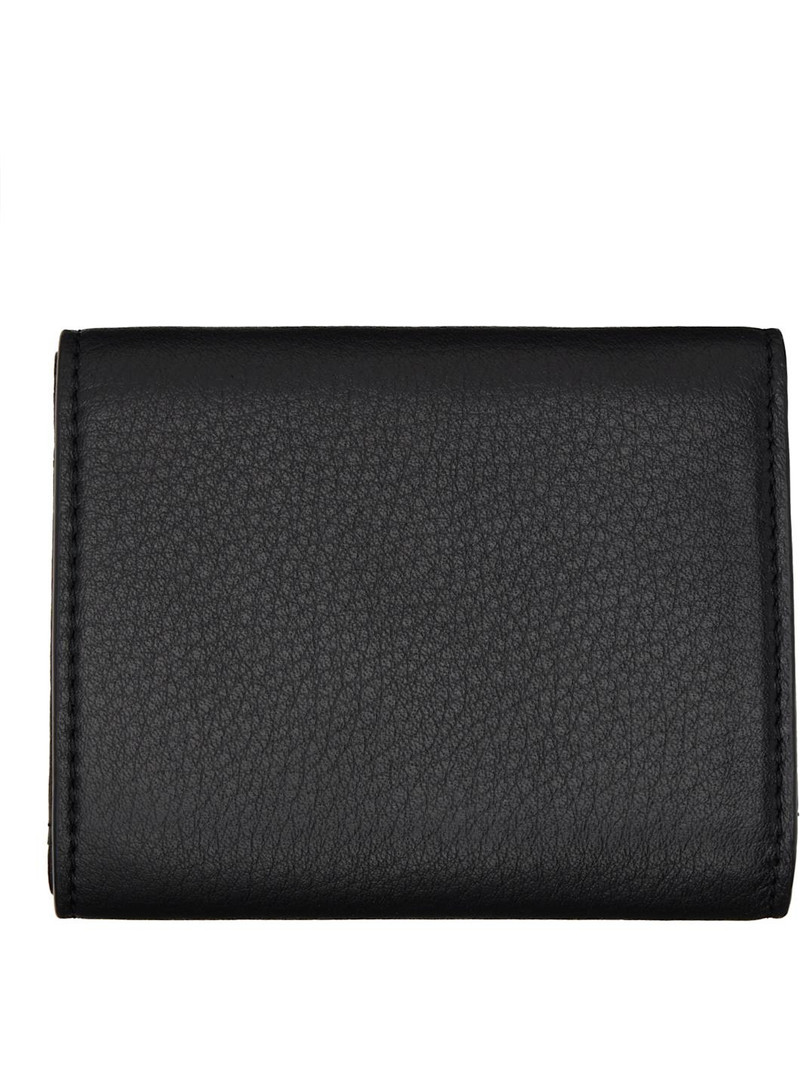Yohji Yamamoto Black Compact Wallet outlook