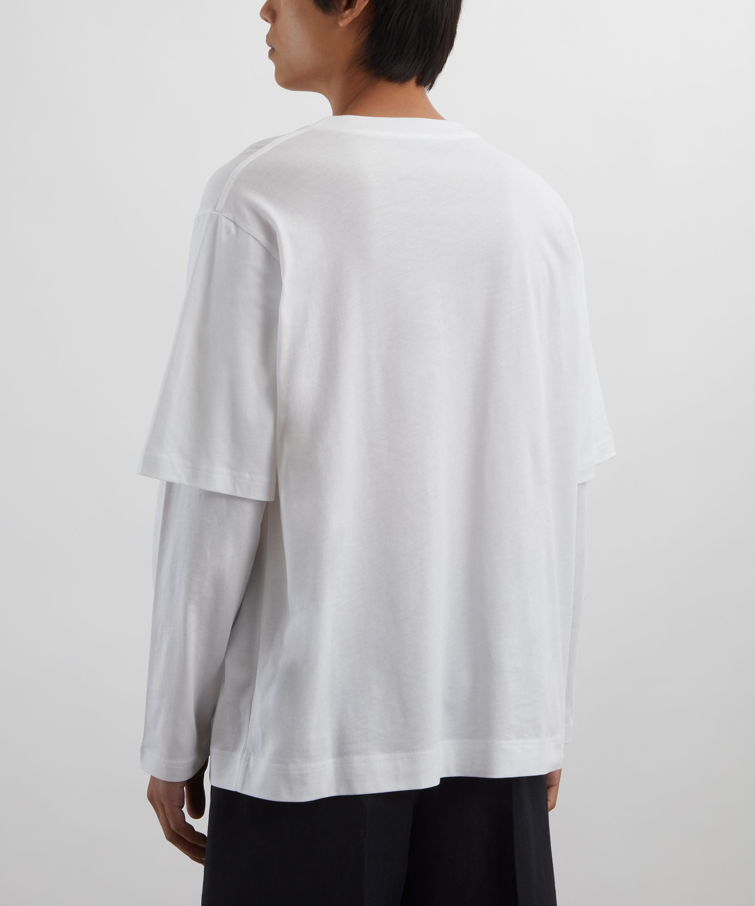 Layered Ruffle Pocket Long-Sleeve T-Shirt - 4