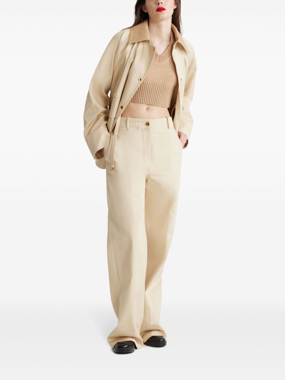 organic cotton parka jacket - 2
