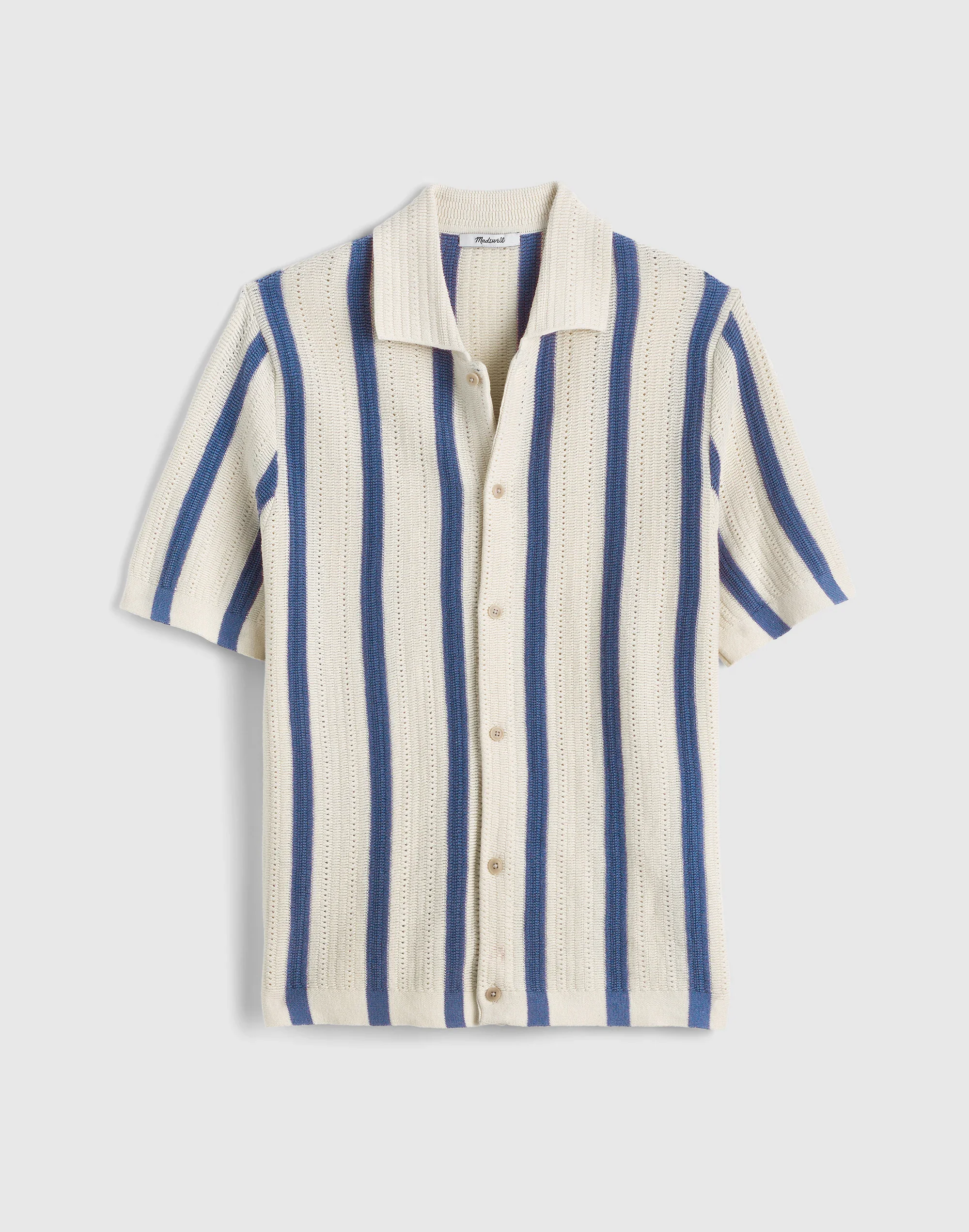 Button-Up Sweater Polo in Everyday Cotton - 1