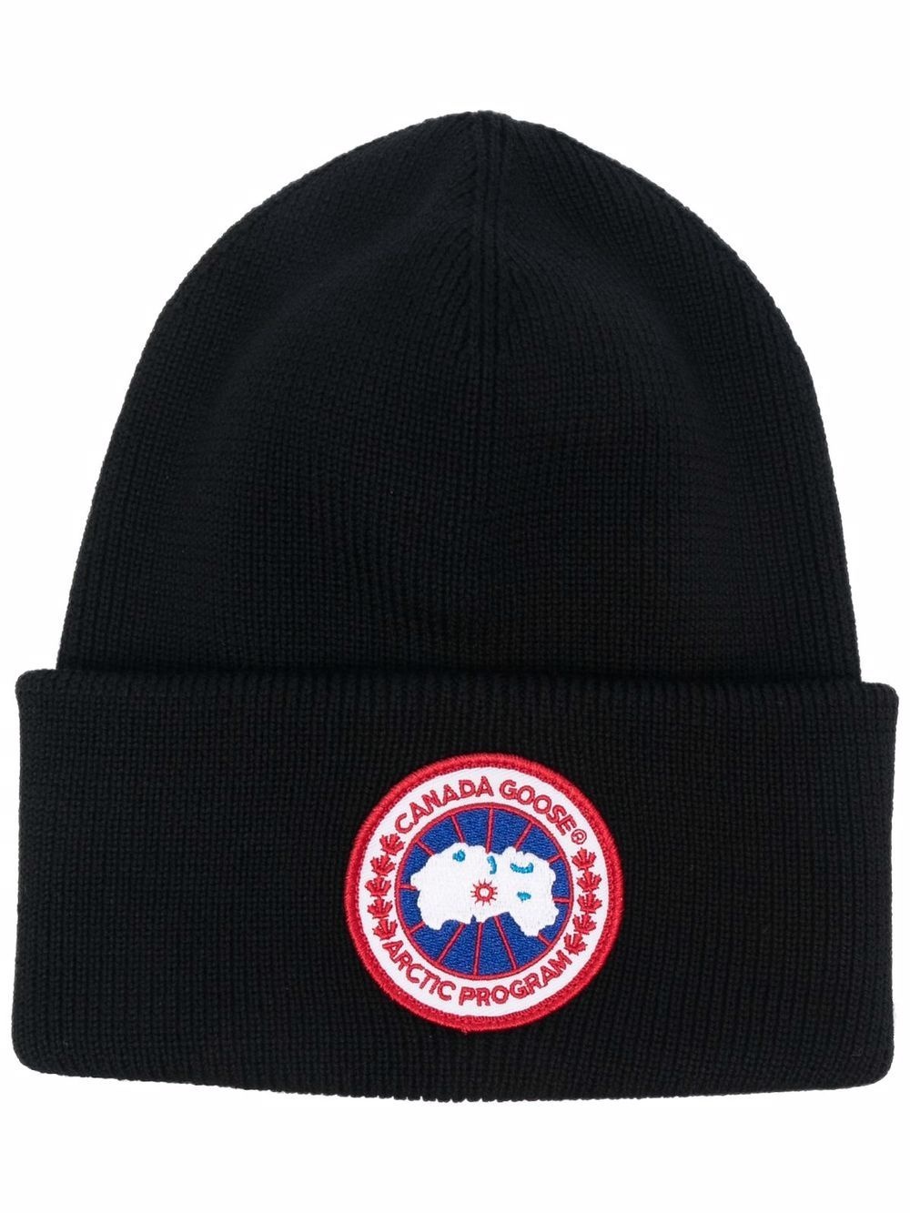 logo patch beanie - 1