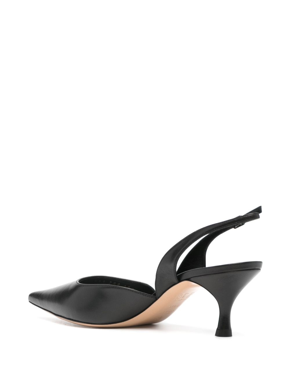 70mm leather pumps - 3
