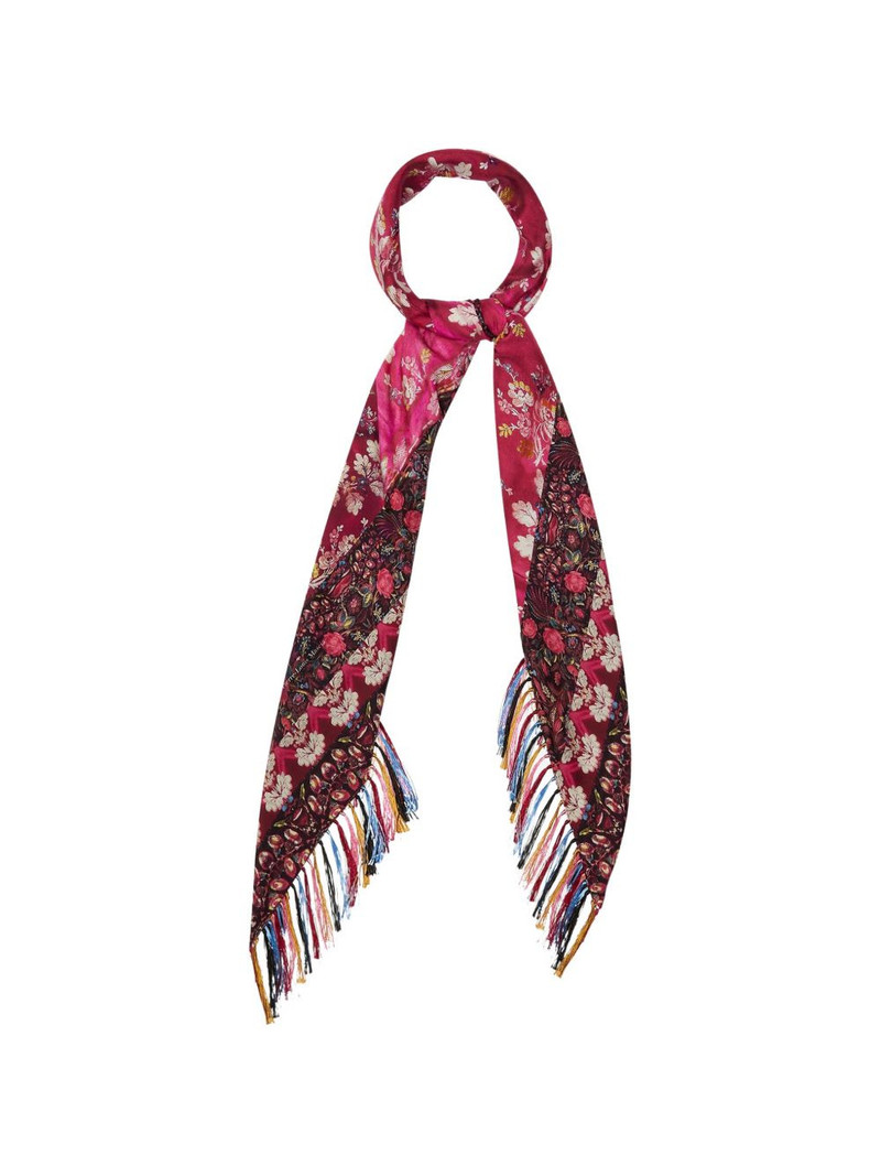 Aloeuw floral-print scarf 1