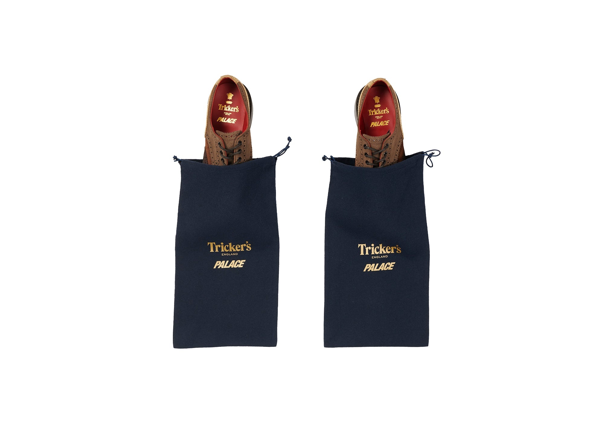 PALACE TRICKER'S COUNTRY BROGUE SUEDE MULTI - 6
