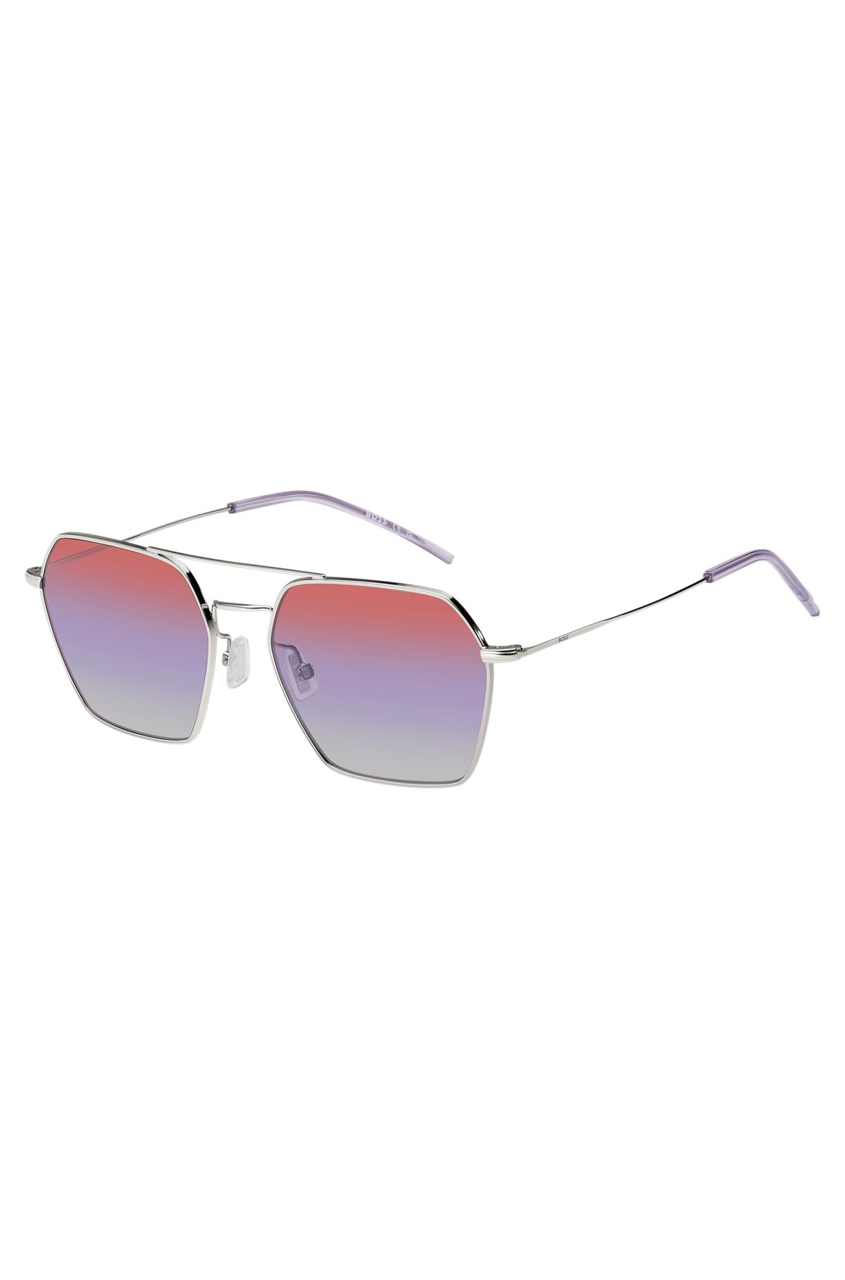 DOUBLE-BRIDGE SUNGLASSES WITH MULTICOLORED LENSES - 1