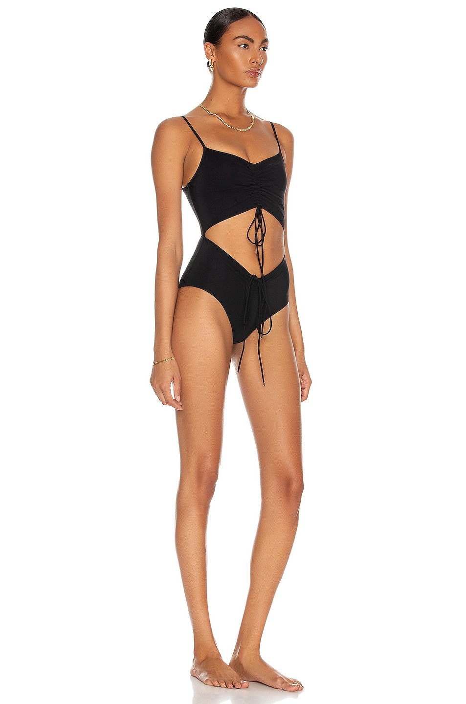 Christopher Esber Ruched Disconnect Swimsuit Reversible 0572